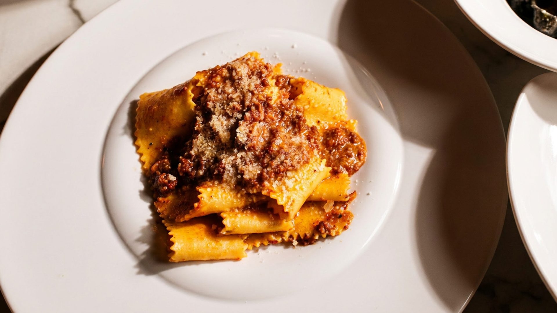 Pasta as the heart of the menu