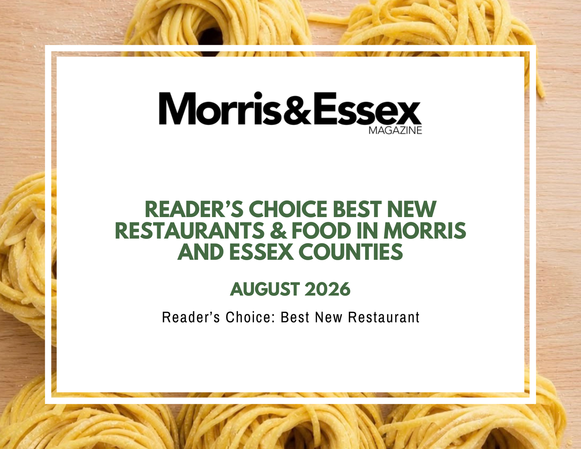 Best New Restaurant
