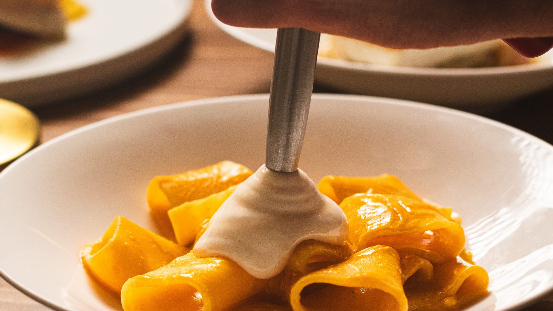 Four courses. All pasta.